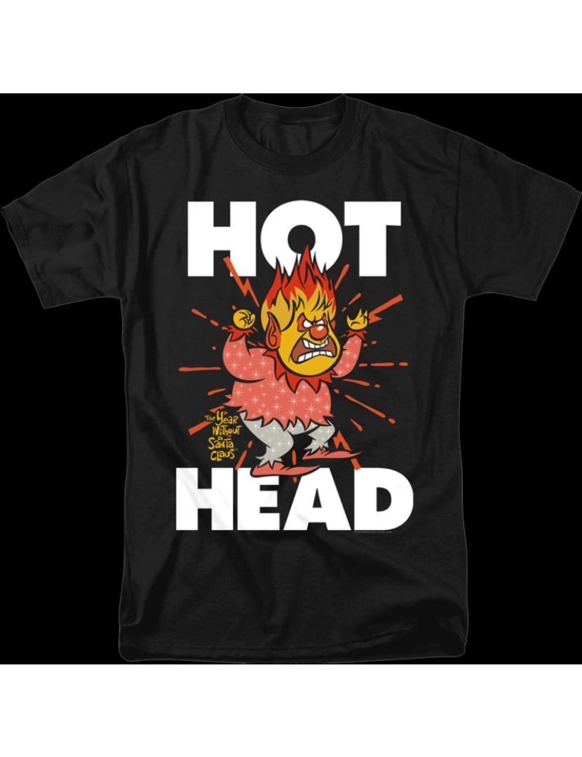 Rockinstone - Camiseta Heat Miser Hot Head O Ano Sem Papai Noel-S