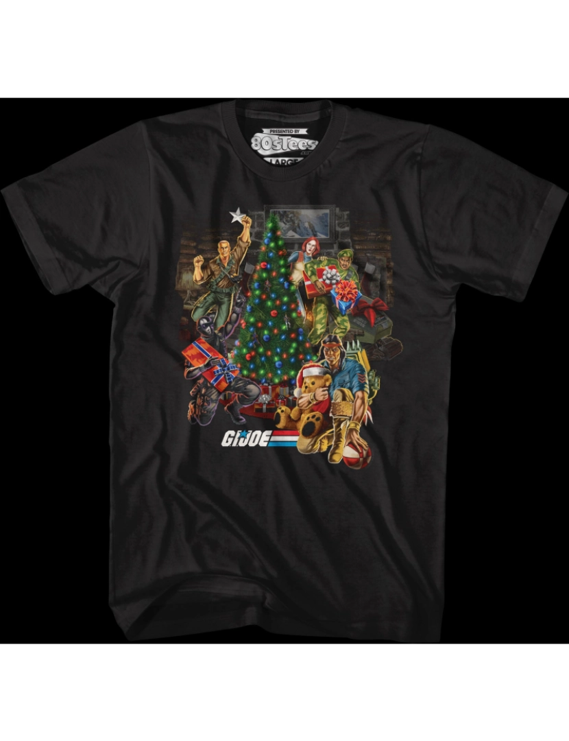 Rockinstone - Camiseta Good Guys Celebração de Natal GI Joe-S