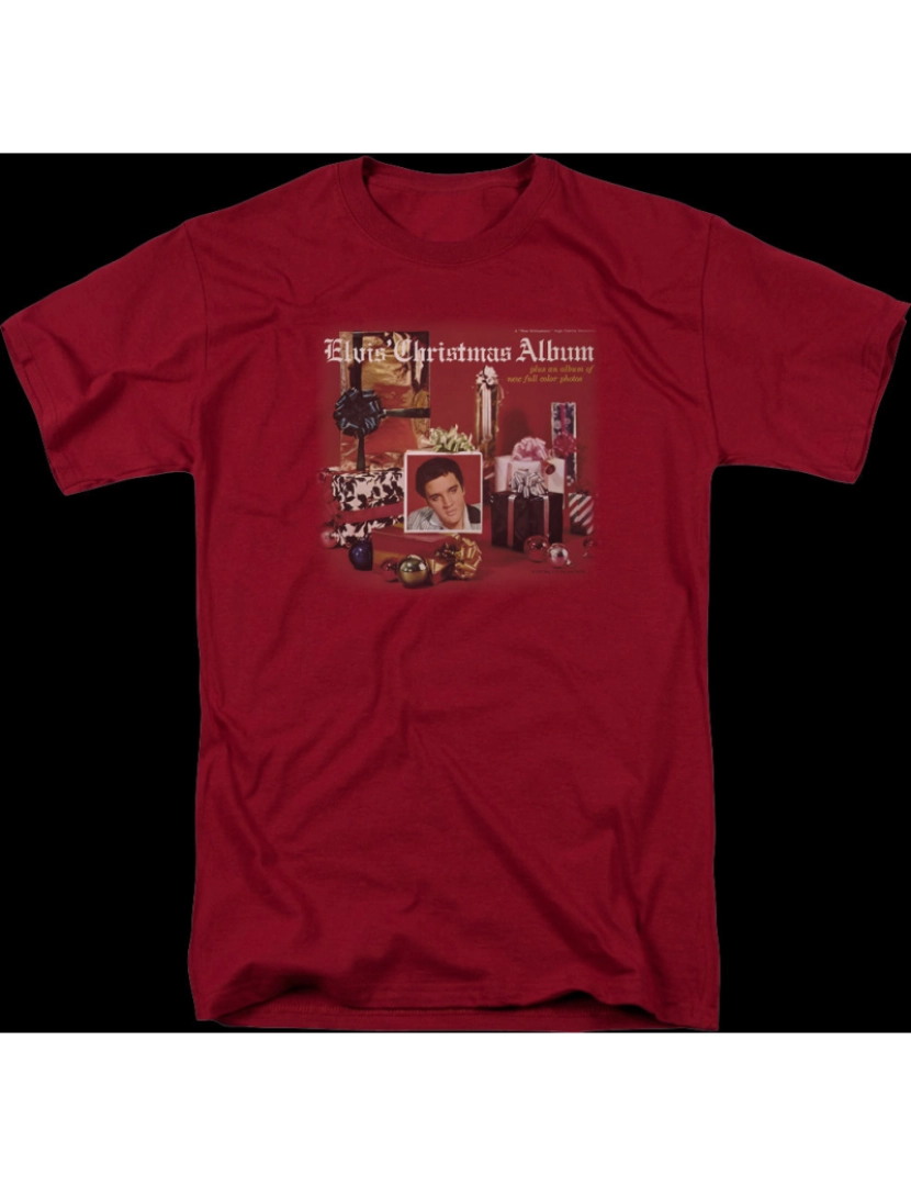 Rockinstone - Camiseta do Álbum de Natal de Elvis-S