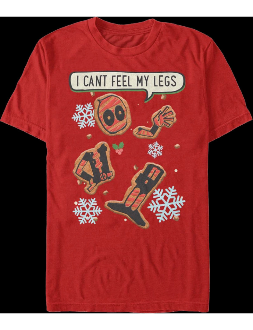 imagem de Camiseta Deadpool Gingerbread Man Marvel Comics-S1