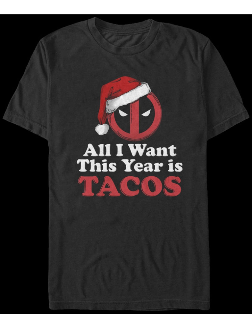 imagem de Camiseta Deadpool Tacos de Natal-S1