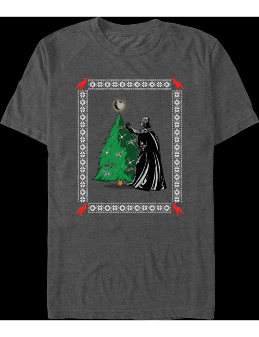 imagem de Camiseta Árvore de Natal de Darth Vader Star Wars-S1