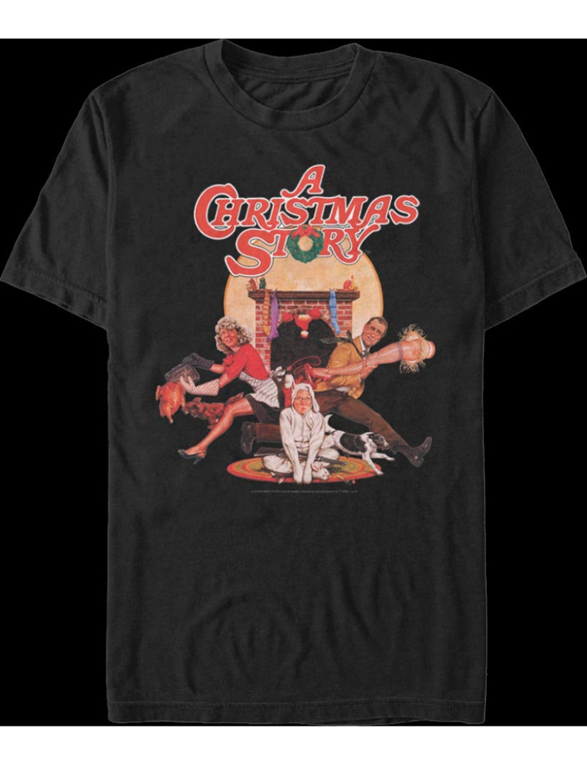 Rockinstone - Camiseta Poster Clássico Uma História de Natal-S