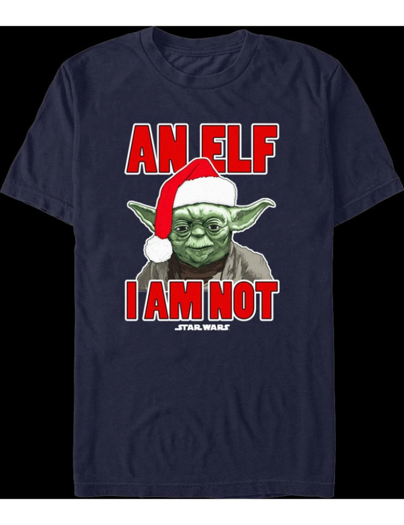 imagem de Camiseta Um Elfo Eu Não Sou Yoda Star Wars-S1