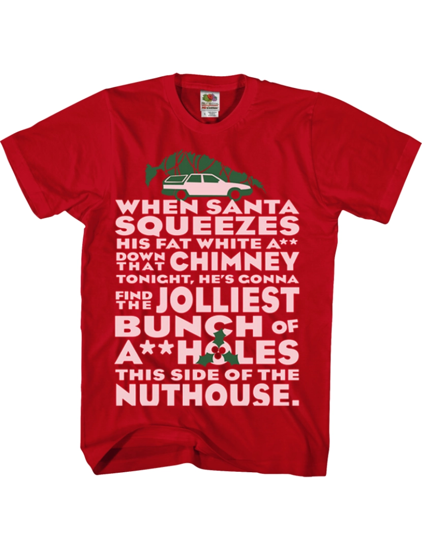 Rockinstone - Camiseta de férias de Natal do Jolliest Bunch-S