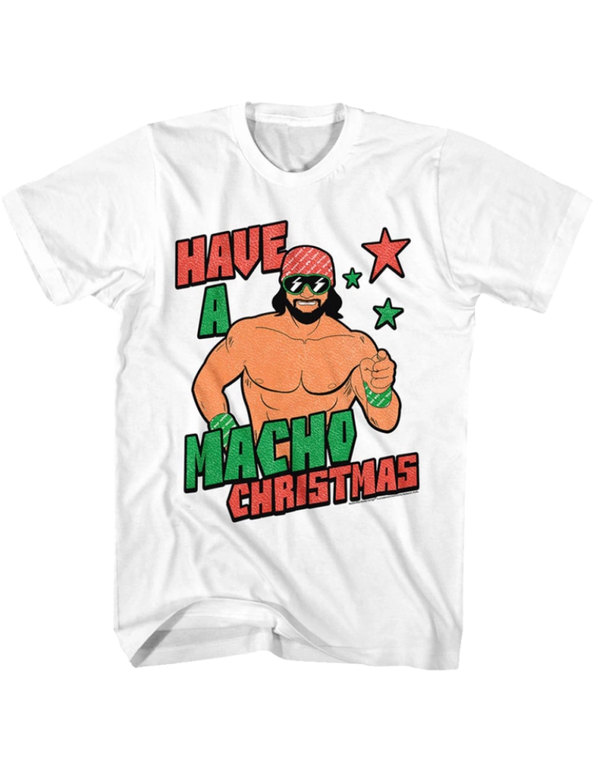 Rockinstone - Camiseta Macho Natal Randy Savage-S