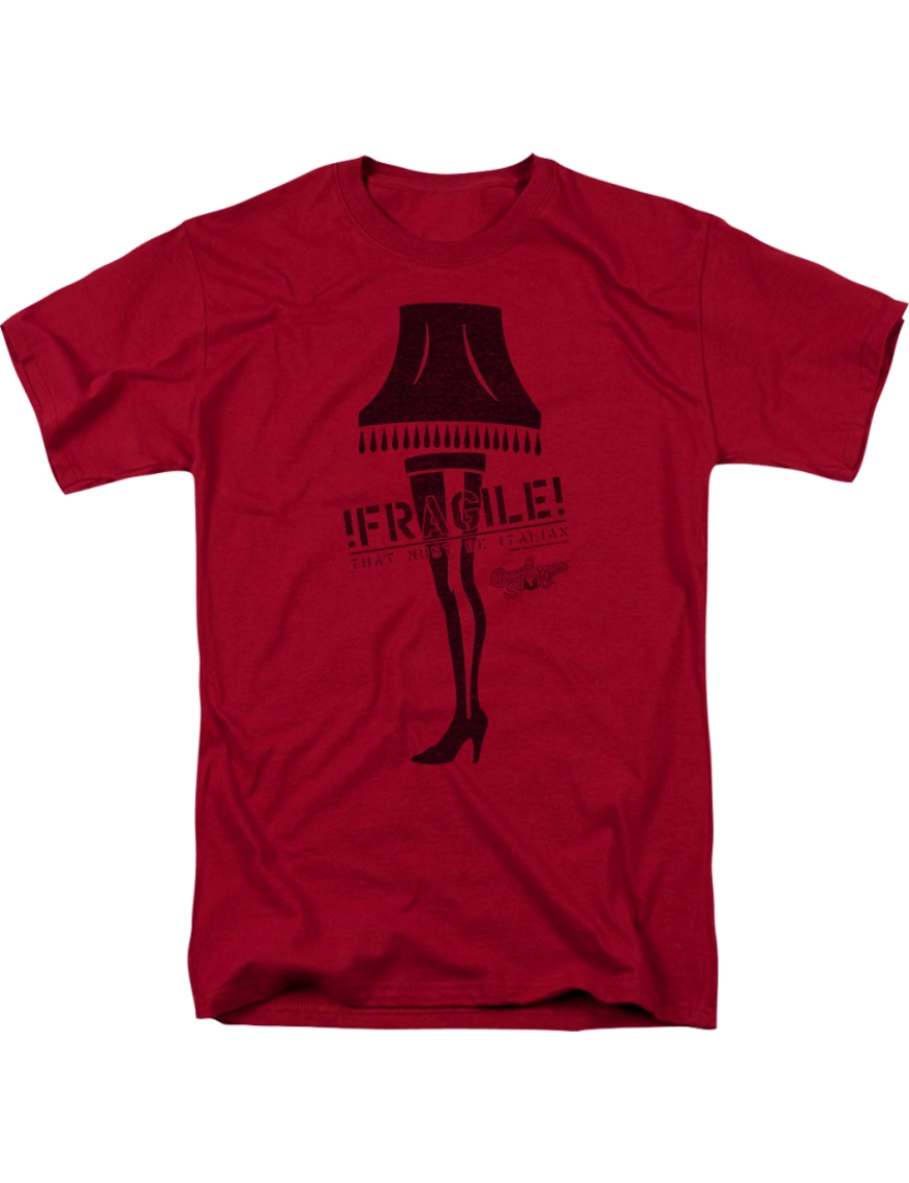 Rockinstone - Camiseta Fragile Leg Lamp História de Natal-S