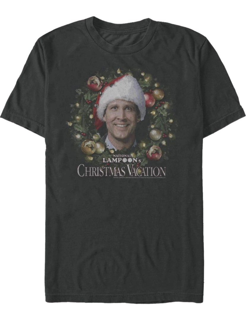 imagem de Camiseta Clark Griswold Wreath Férias de Natal-S1