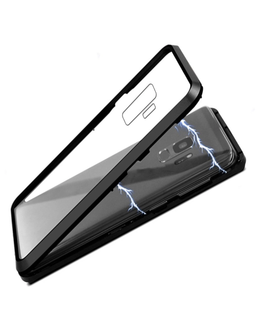 imagem de Capa Samsung Galaxy S9 Plus com protetor de tela preto6