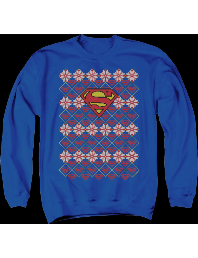 Rockinstone - Moletom Superman Ugly Faux Knit DC Comics-S