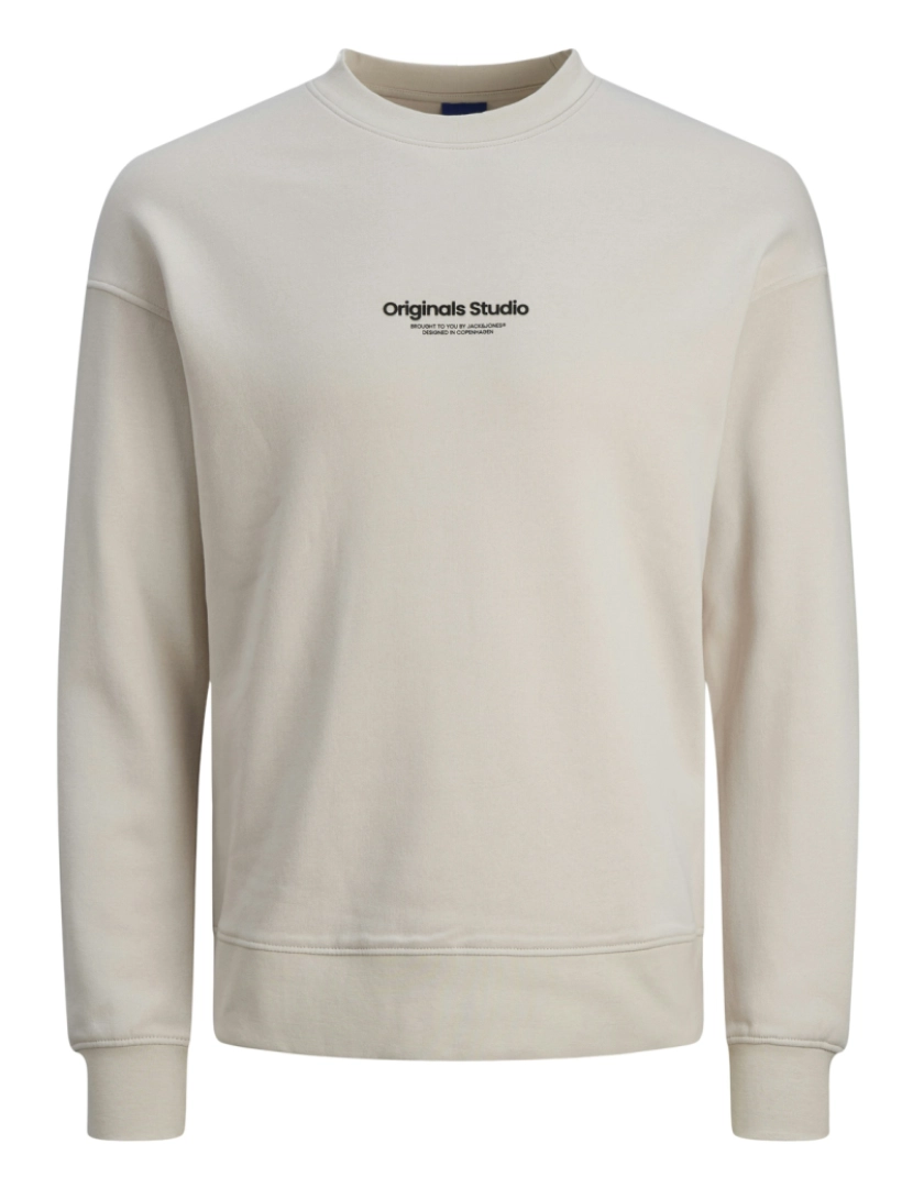 Jack & Jones - Jack & Jones Vesterbro Sweat Crew Neck Bege