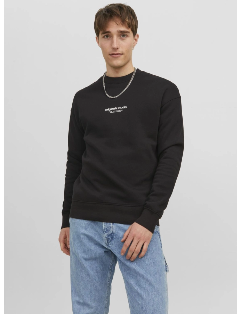 imagem de Jack & Jones Vesterbro Sweat Crew Neck Negro3