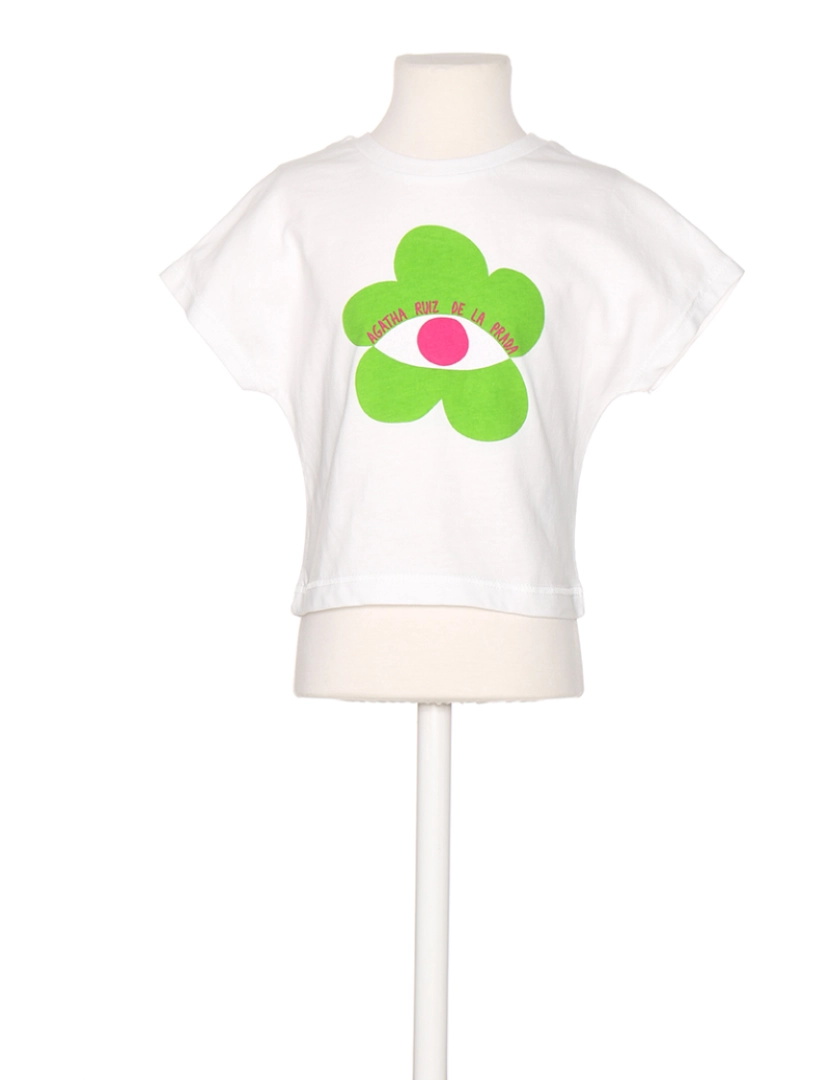 Agatha Ruiz De La Prada - T-Shirt de Menina Branco