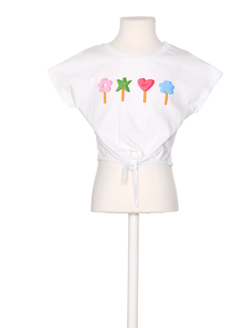 Agatha Ruiz De La Prada - T-Shirt de Menina Branco