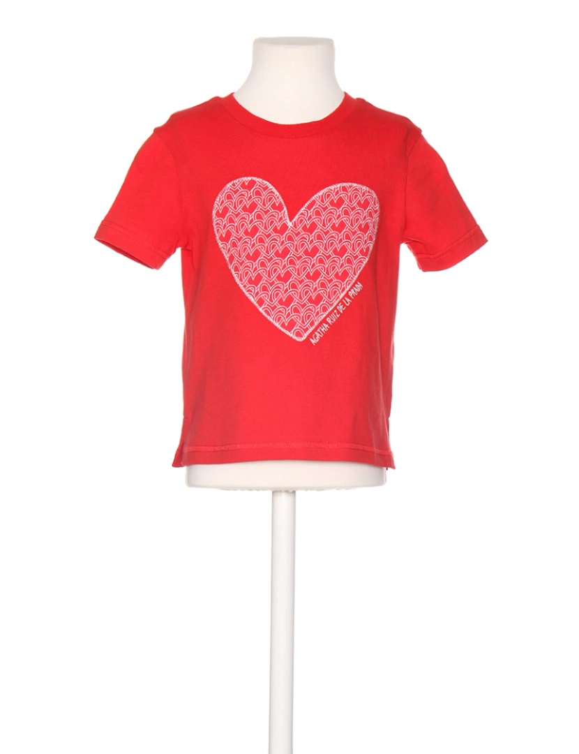 Agatha Ruiz De La Prada - T-Shirt de Menina Vermelho