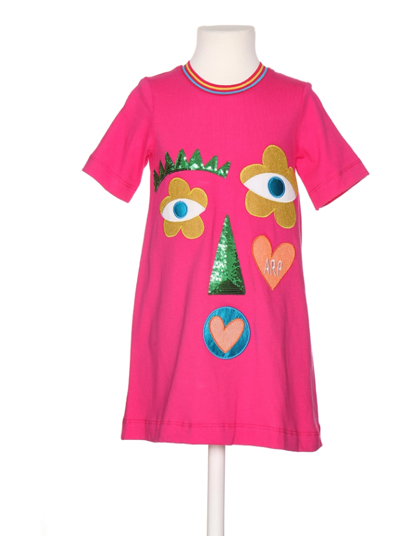 Agatha Ruiz De La Prada - Vestido de Menina Fúcsia