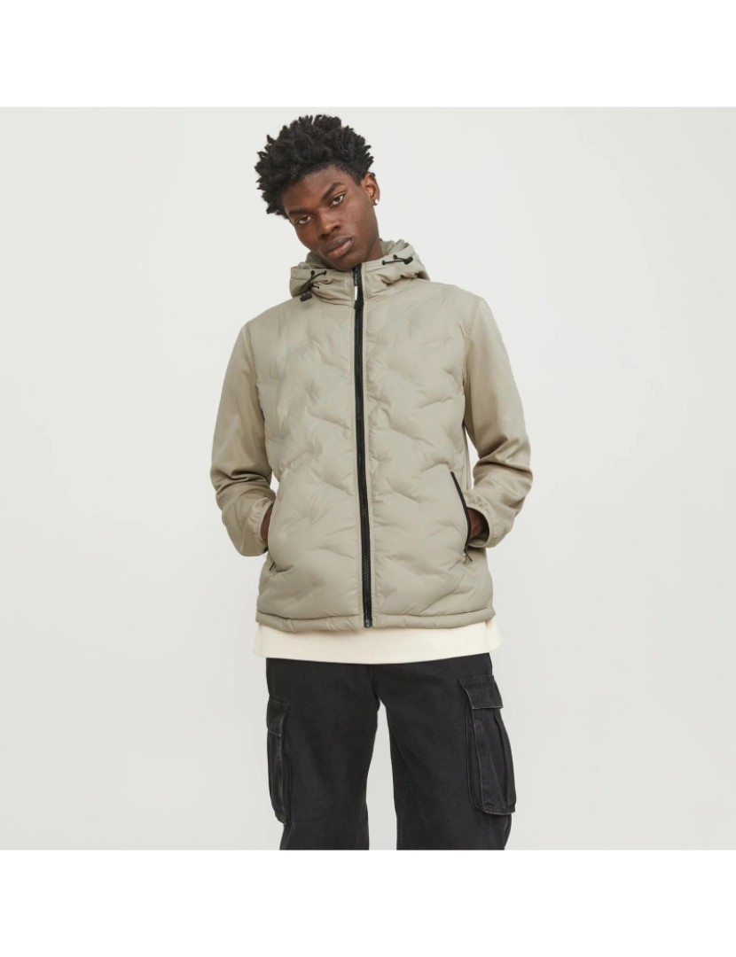 imagem de Jack & Jones Heat Hybrid Jacket Bege3