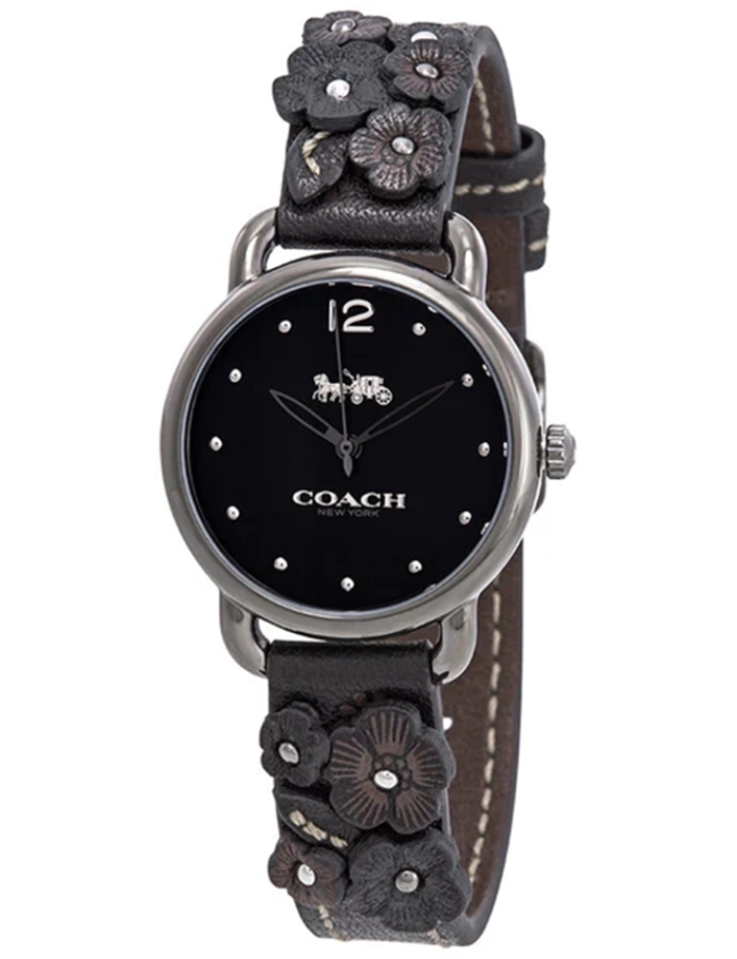 Coach - Relógio Floral Preto