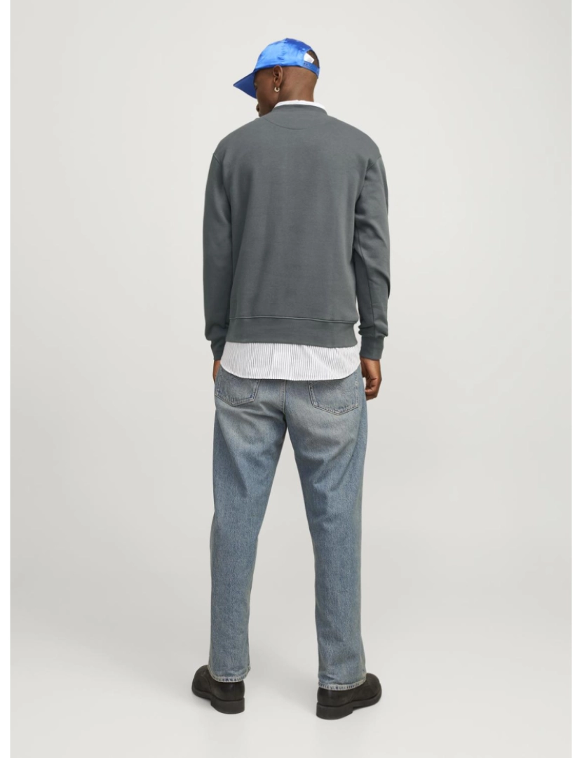 imagem de Jack & Jones Vesterbro Sweat Crew Neck Cinza4