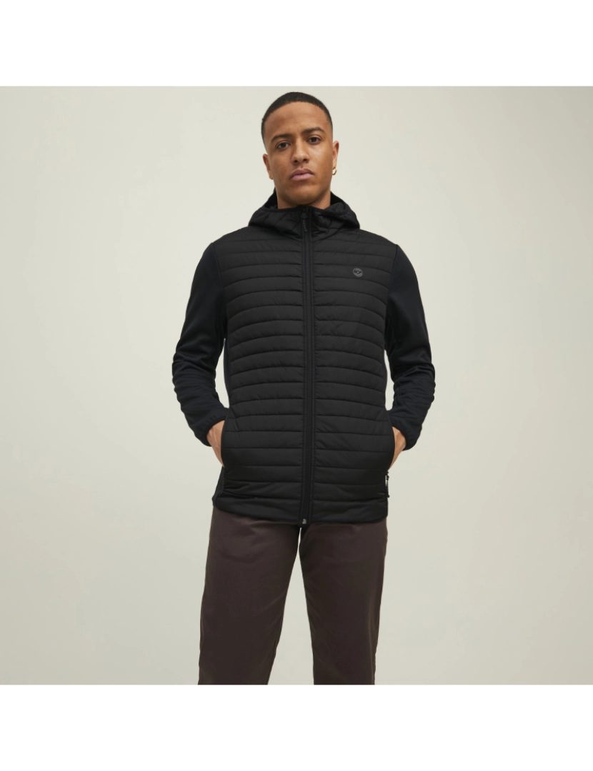 imagem de Jack & Jones Multi Quilted Jacket Negro3