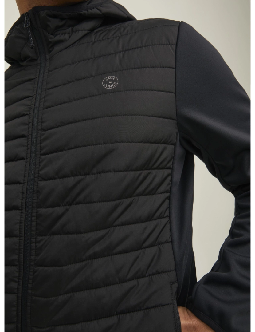 imagem de Jack & Jones Multi Quilted Jacket Negro6