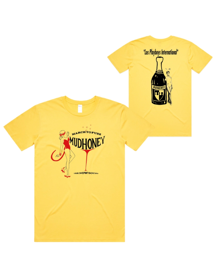 Rockinstone - Camiseta Mudhoney Los Playboys-S