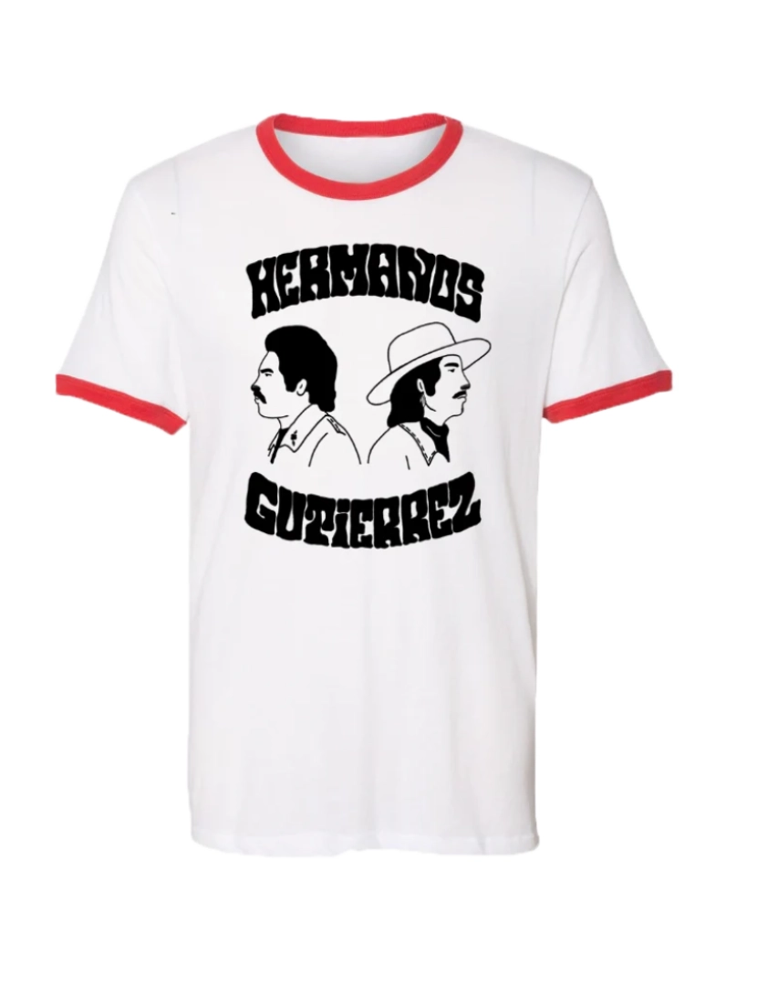 Rockinstone - Camiseta Hermanos Gutierrez El Oms Ringer-S