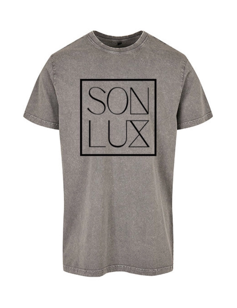 Rockinstone - Son Lux Camiseta Son Lux Box Logo Acid Wash-S