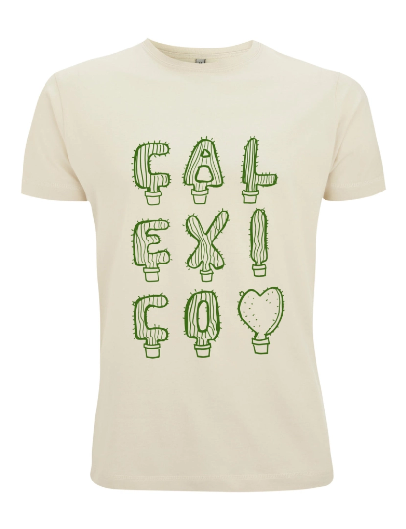 Rockinstone - Camiseta Natural Cacto Calexico-S