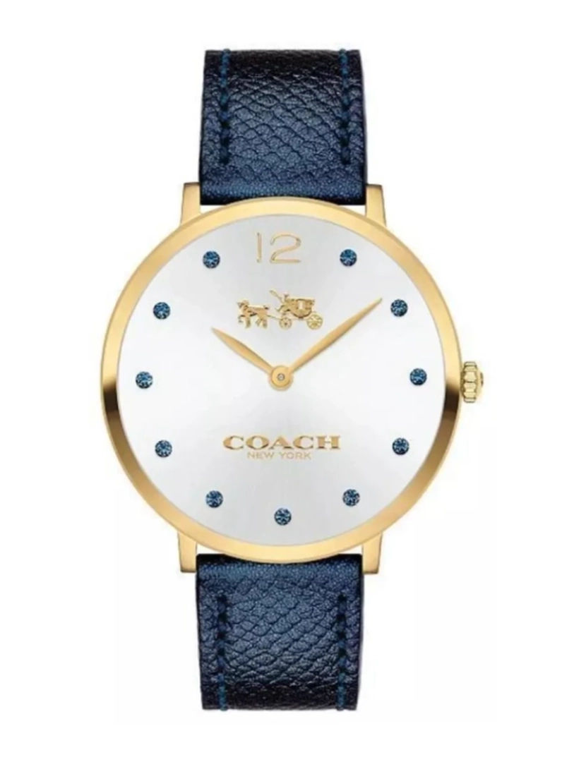 Coach - Relógio Azul e Dourado de Senhora