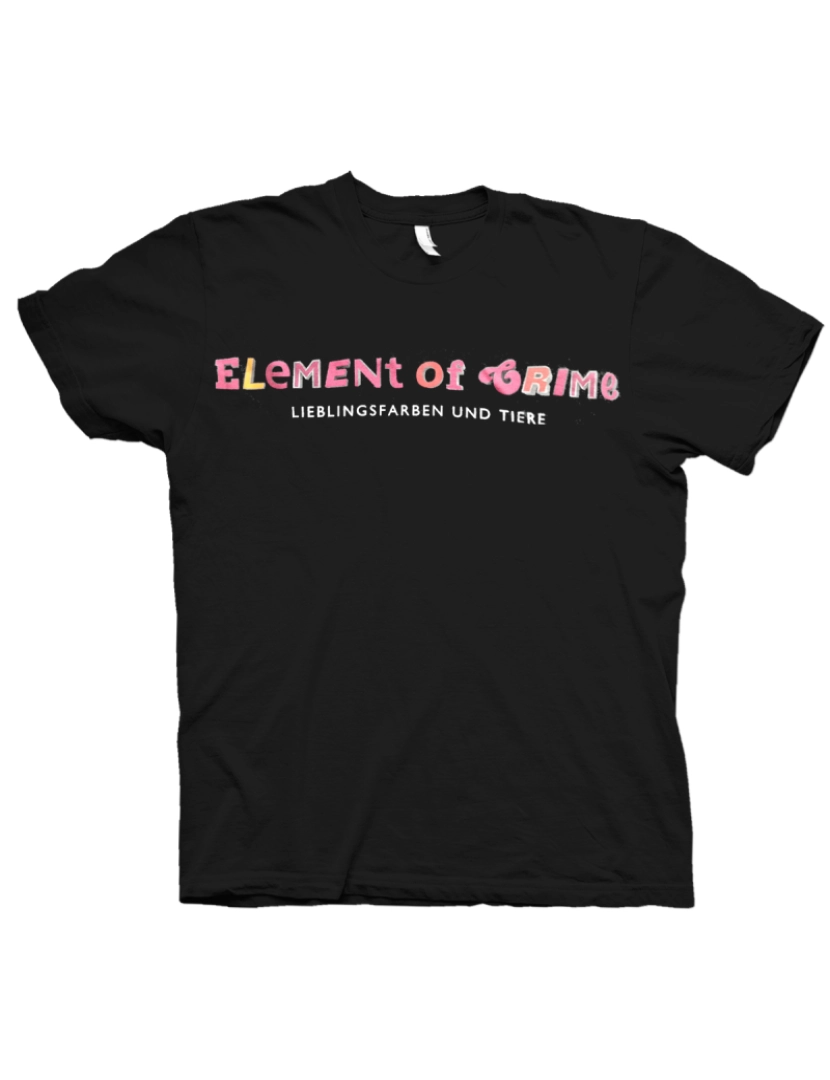 Rockinstone - Camiseta Element Of Crime Lieblingsfarben Tour-S