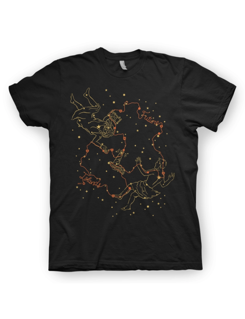 Rockinstone - Camiseta Future Islands Tour 2017-S