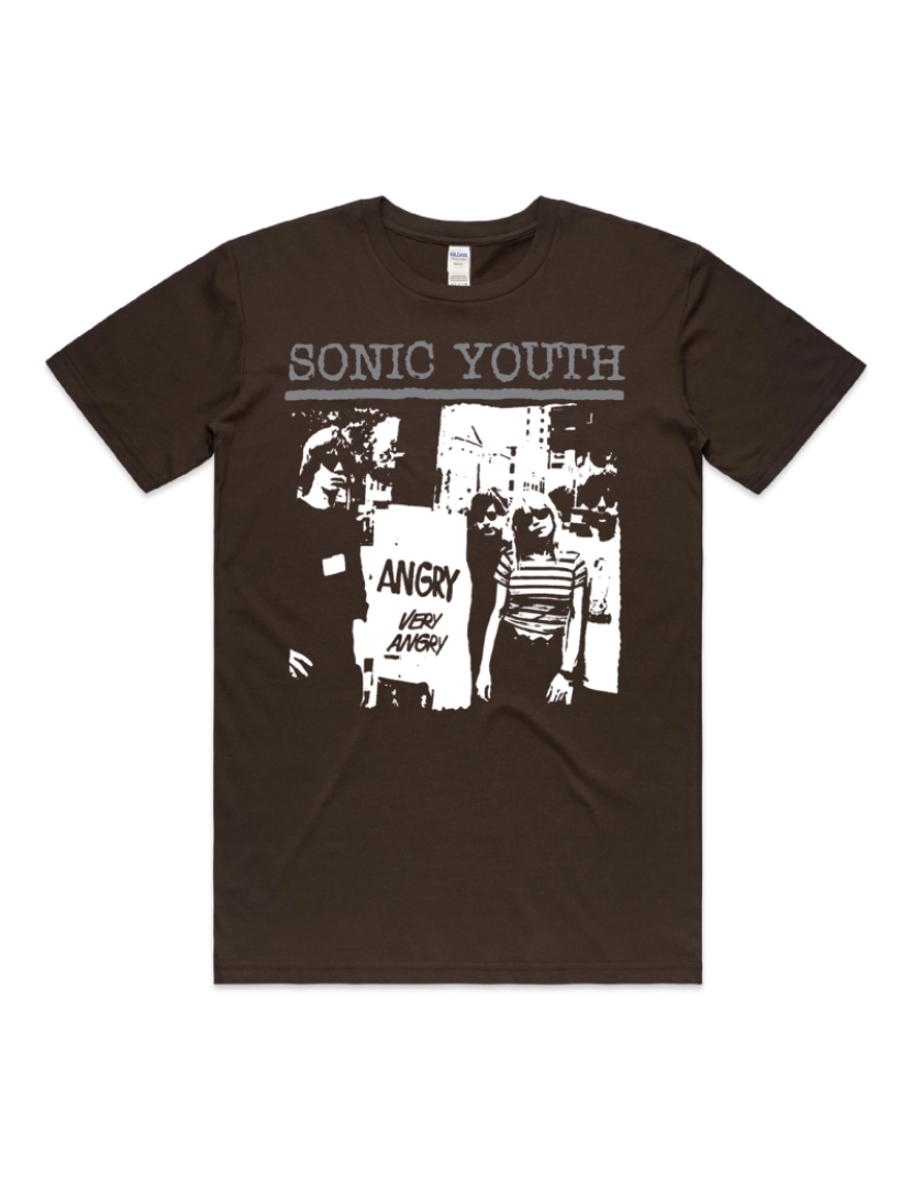 Rockinstone - Camiseta irritada do Sonic Youth-S