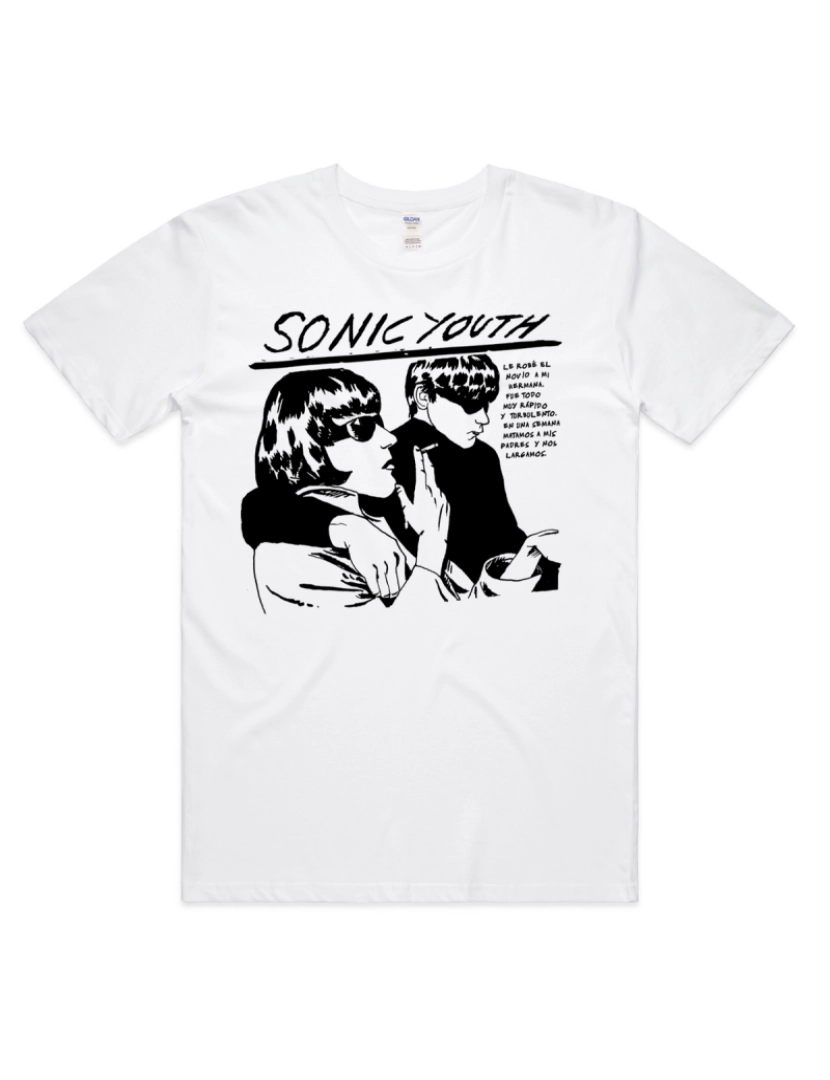 Rockinstone - Sonic Youth Goo - Camiseta Espanhola-S