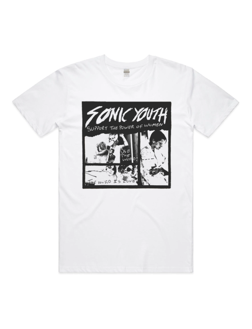 Rockinstone - Camiseta Flor Sonic Youth-S