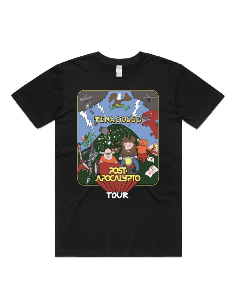 Rockinstone - Camiseta Tenacious D Post Apocalypto Tour-S