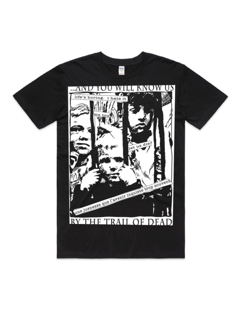 Rockinstone - E você nos conhecerá pela trilha da vida morta é chata camiseta-S