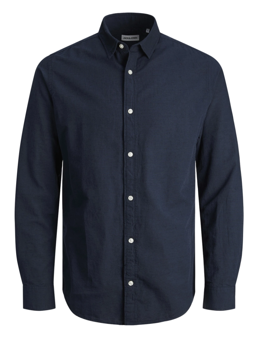 Jack & Jones - Jack & Jones Linen Blend  Azul