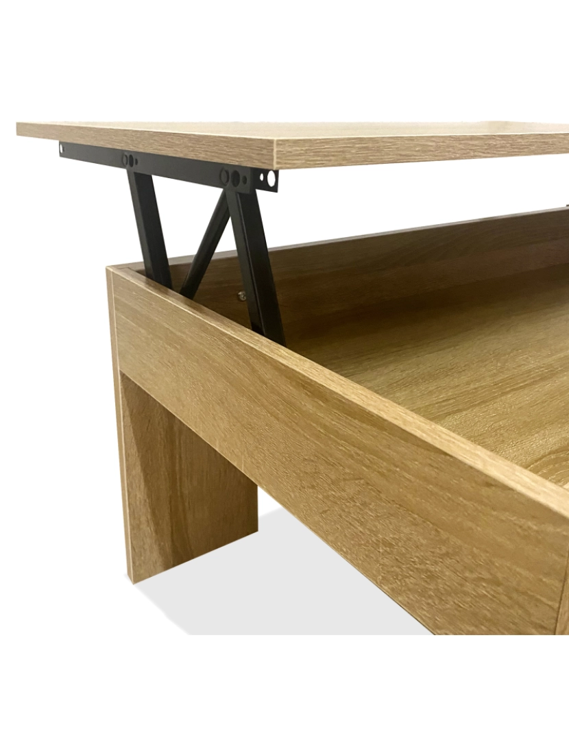 imagem de Mesa de Centro Elevatória Nyana Home Cambrian Resistente Fácil de Limpar Design Moderno5