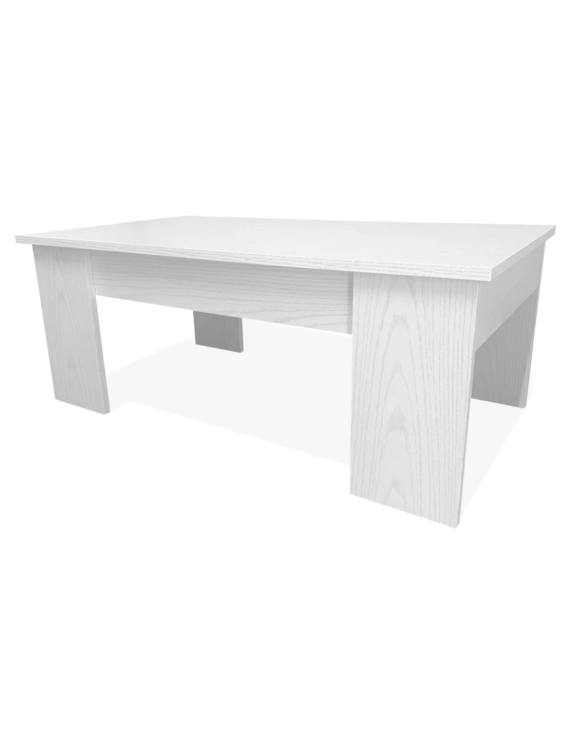 imagem de Mesa de Centro Elevatória Nyana Home Artik White Resistente Fácil de Limpar Design Moderno4