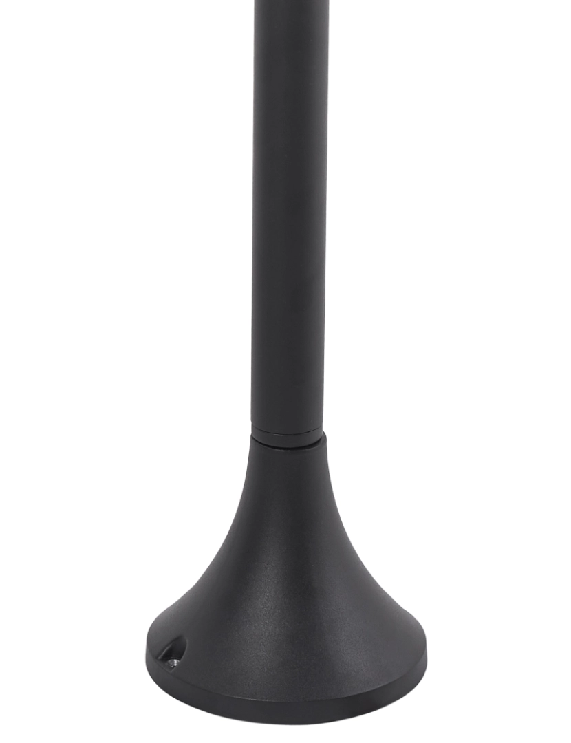 imagem de Candeeiro Bollard de jardim em alumínio preto 94 cm para exterior de design moderno7