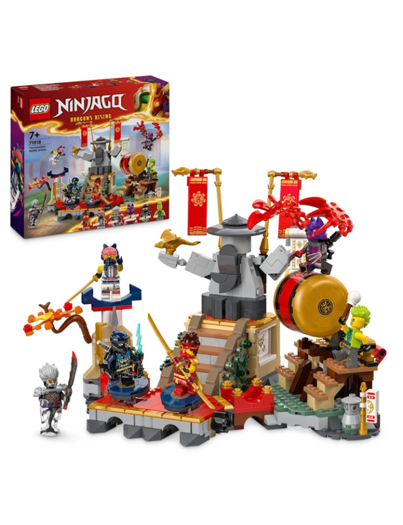 Lego - LEGO NINJAGO ARENA DE BATALHA DE TORNEIO 71818