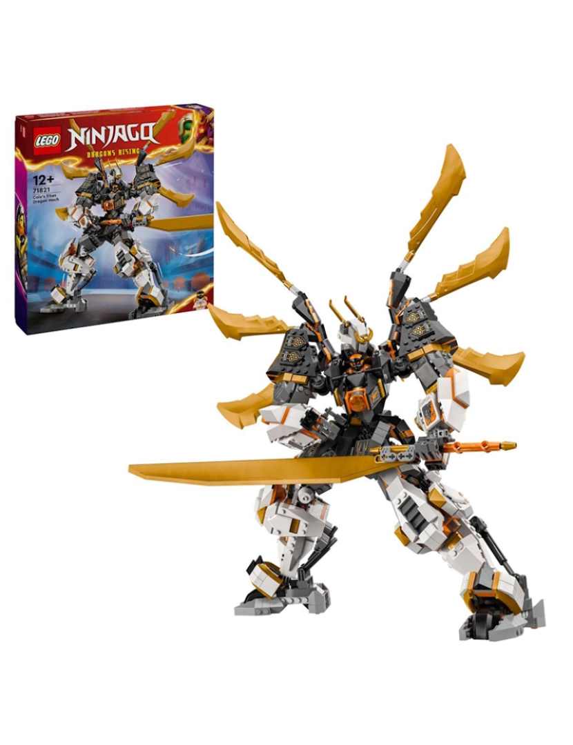 Lego - LEGO NINJAGO MECA-DRAGÃO TITÃ DO COLE 71821