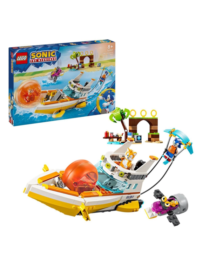 Lego - LEGO SONIC BARCO DE AVENTURA DO TAILS 76997