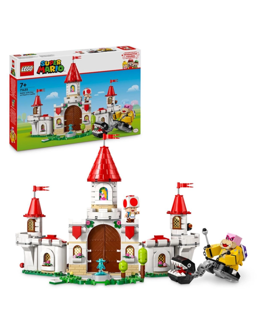 Lego - LEGO SUPER MARIO LUTA DE ROY CASTELO PEACH 71435