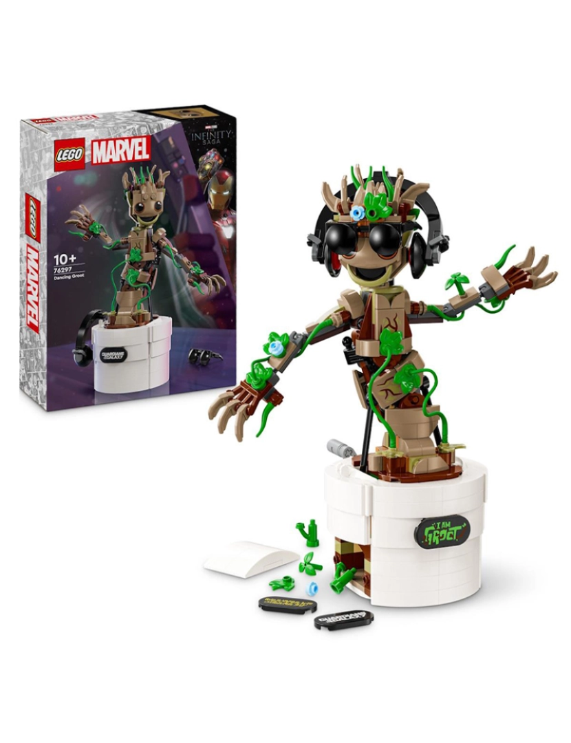 Lego - LEGO SUPER HEROES GROOT DANÇANTE 76297