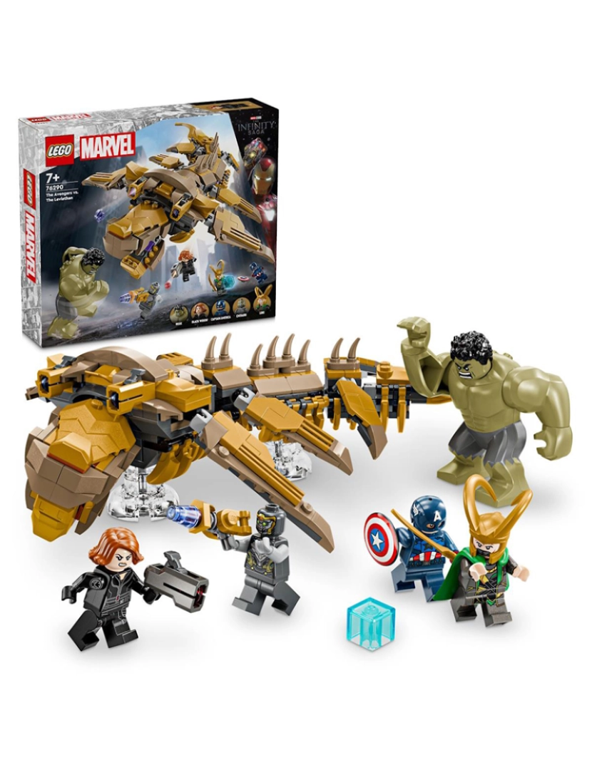 Lego - LEGO SUPER HEROES VINGADORES VS LEVIATÃ 76290