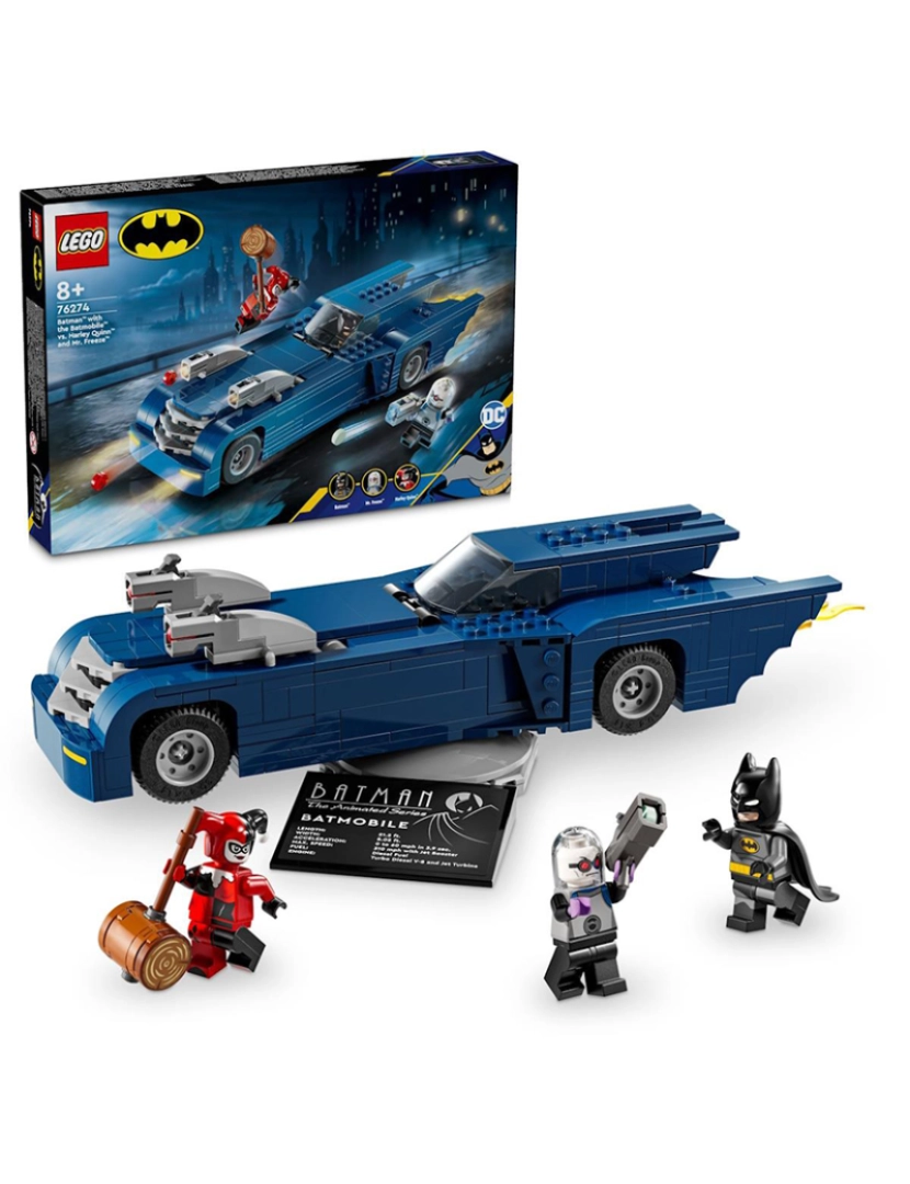 Lego - LEGO SUPER HEROES BATMOBILE  E HARLEY/FREEZE 76274