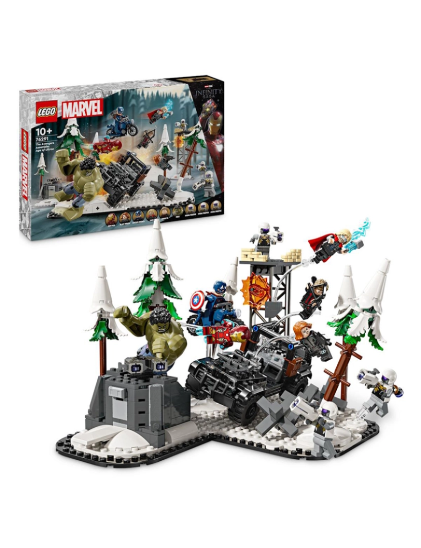 Lego - LEGO SUPER HEROES VINGADORES: ERA DE ULTRON 76291