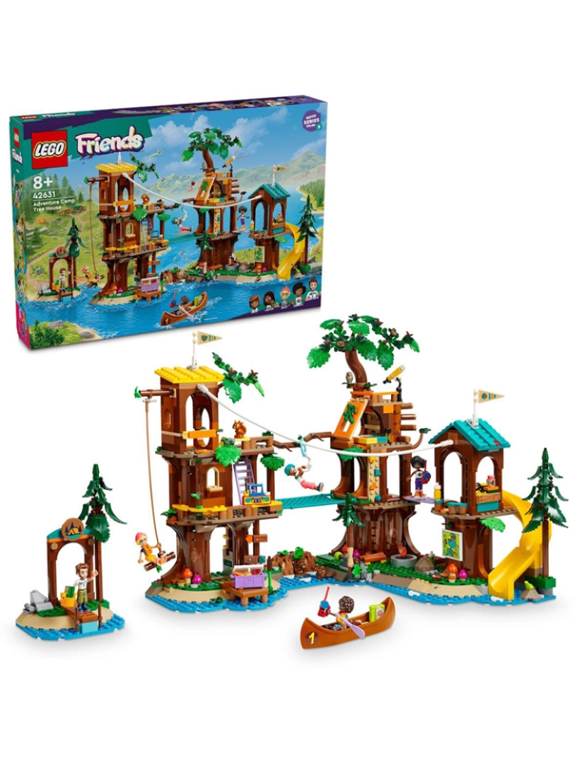 Lego - LEGO FRIENDS CAMPO AVENTURAS CASA DA ÁRVORE 42631